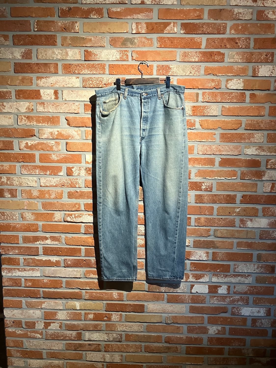 90s USA 빈티지 리바이스 501 데님 팬츠 빅사이즈 상품이미지1