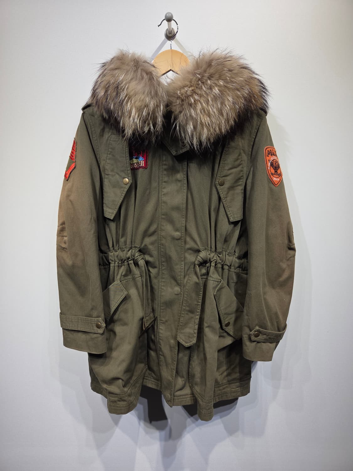 JS. NEWYORK 빈티지 패치워크 밀리터리 야상 상품이미지2