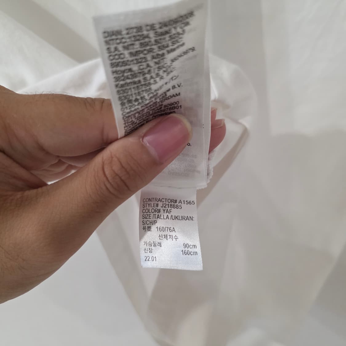 캘빈클라인진 화이트 반팔티 S 상품이미지6