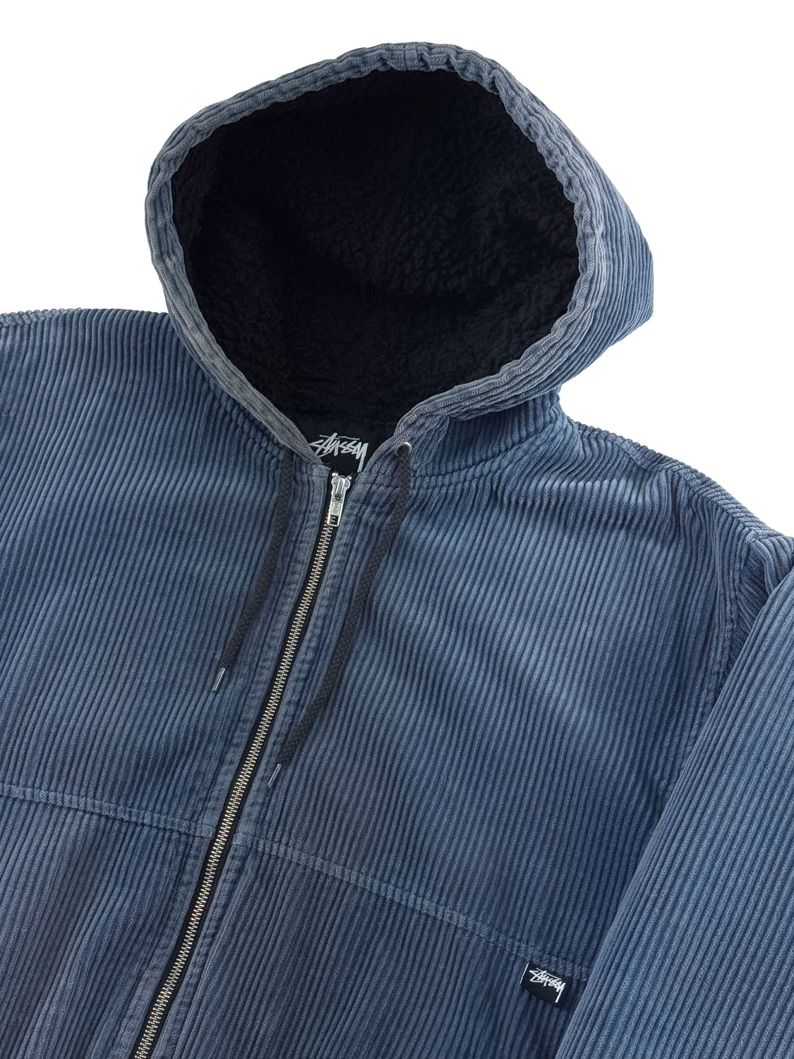 스투시 와이드 웨일 워크 자켓 네이비 상품이미지2