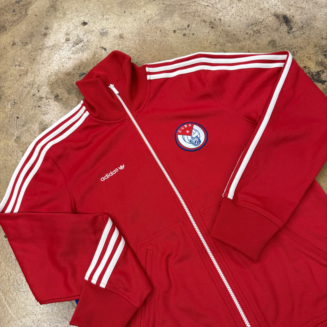 아디다스 쿠바 레드 져지 트랙탑  95 상품이미지1