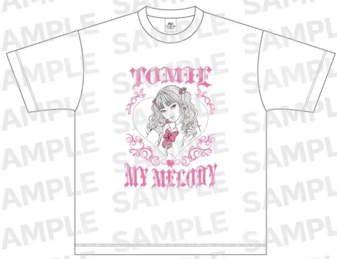 이토준지 산리오 콜라보 팝업 반팔 티셔츠 토미에 마이멜로디 상품이미지2