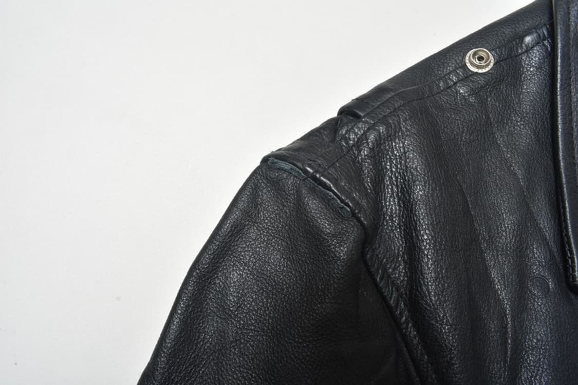 90S 리얼 레더 라이더 가죽 자켓 XL N1159 상품이미지5