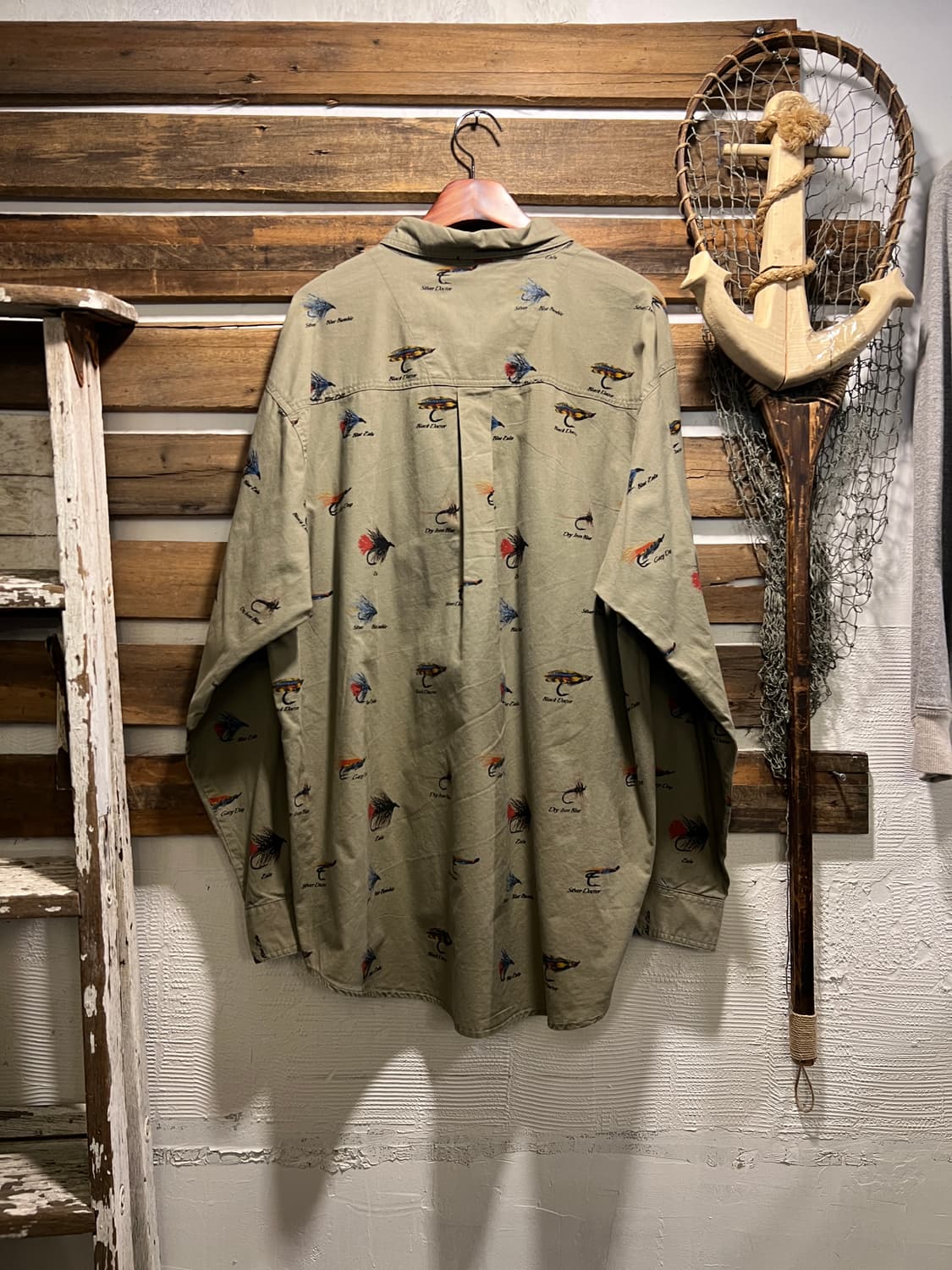 [XL]랭글러 USA 피싱 베이트 패턴 헌팅 셔츠 상품이미지5