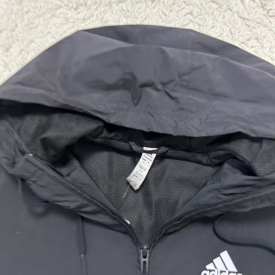 Adidas Black Windbreaker 상품이미지6