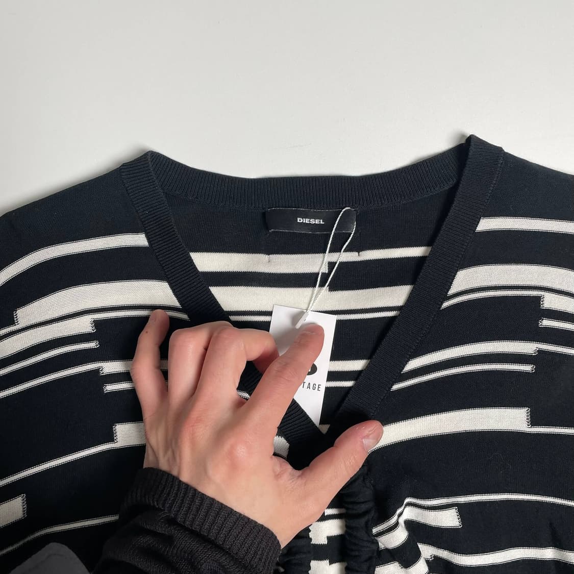 Diesel 스트라이프 스트링 가디건 상품이미지6