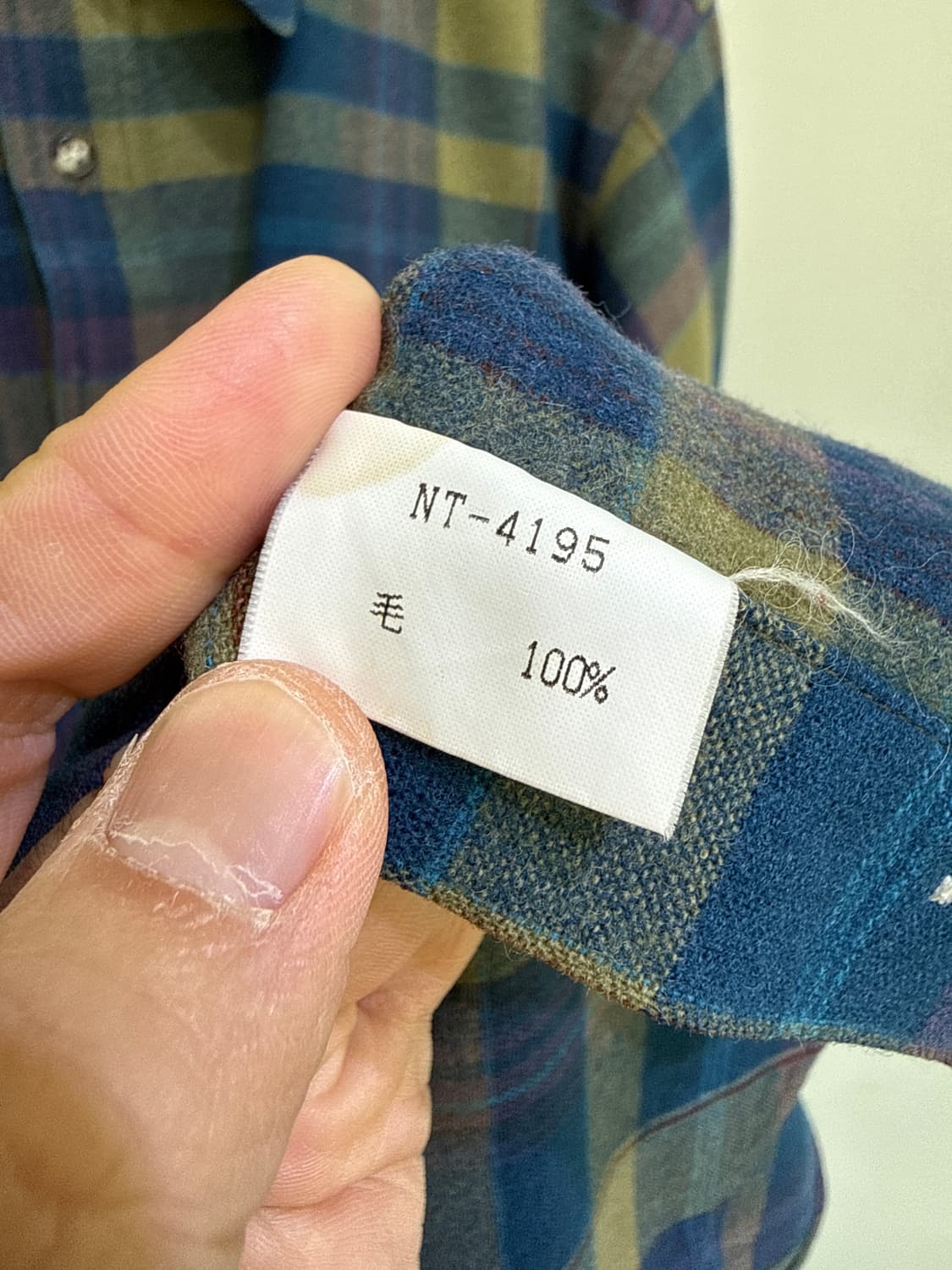 THE NORTH FACE (Made in Japan) 울 체크 셔츠 상품이미지7