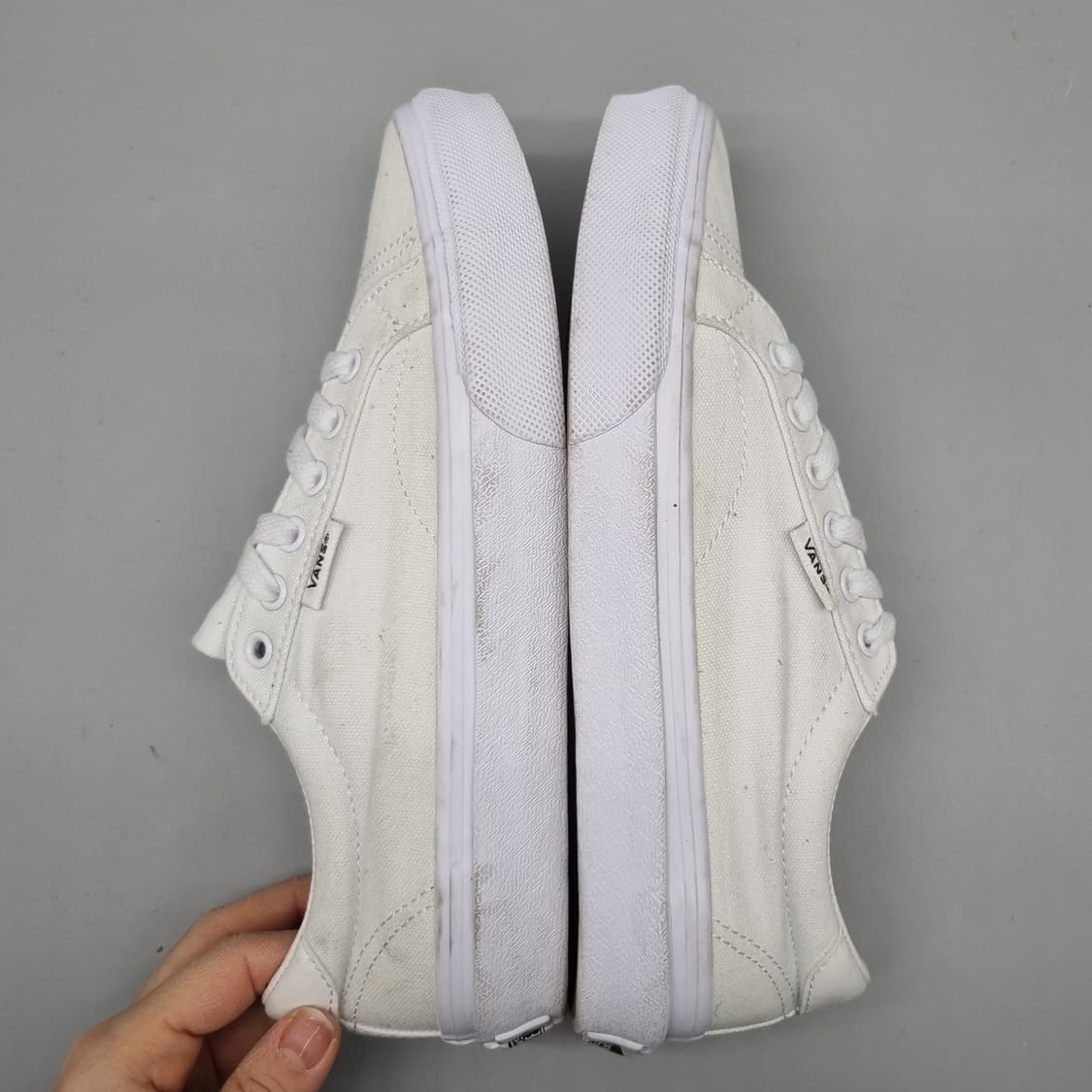 반스 어센틱 화이트 남성 스니커즈 295 상품이미지5
