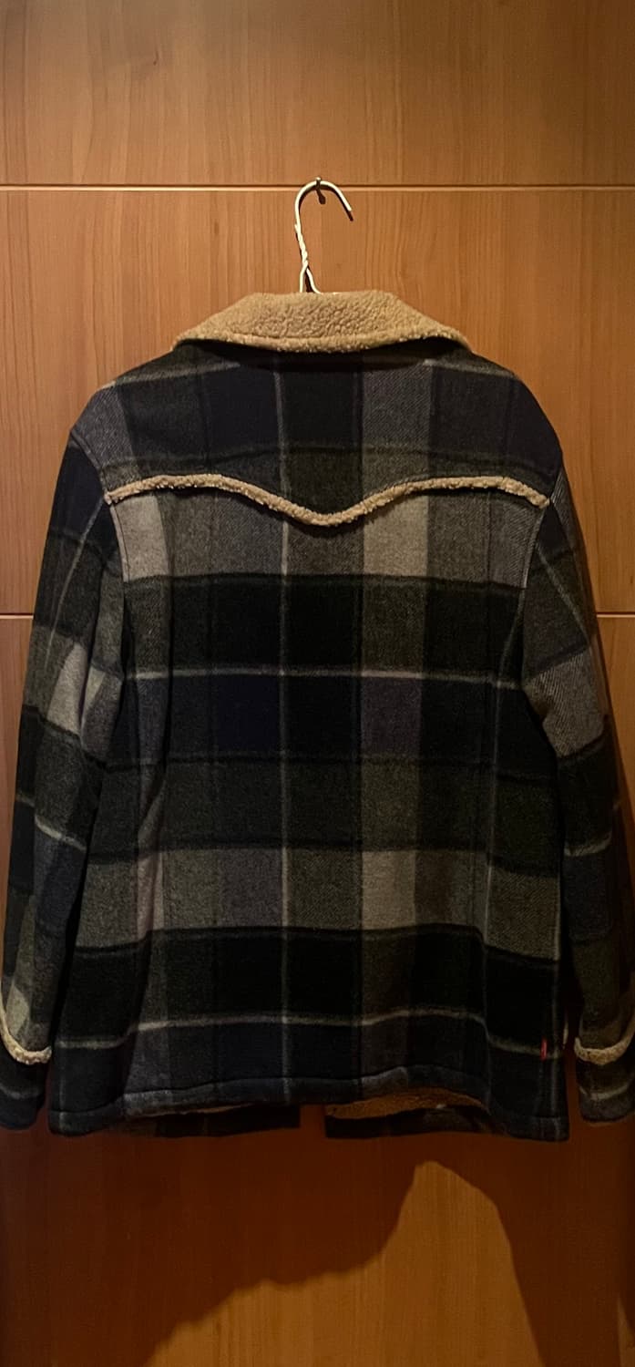 리바이스 체크 쉐르파 트러커 자켓 상품이미지2