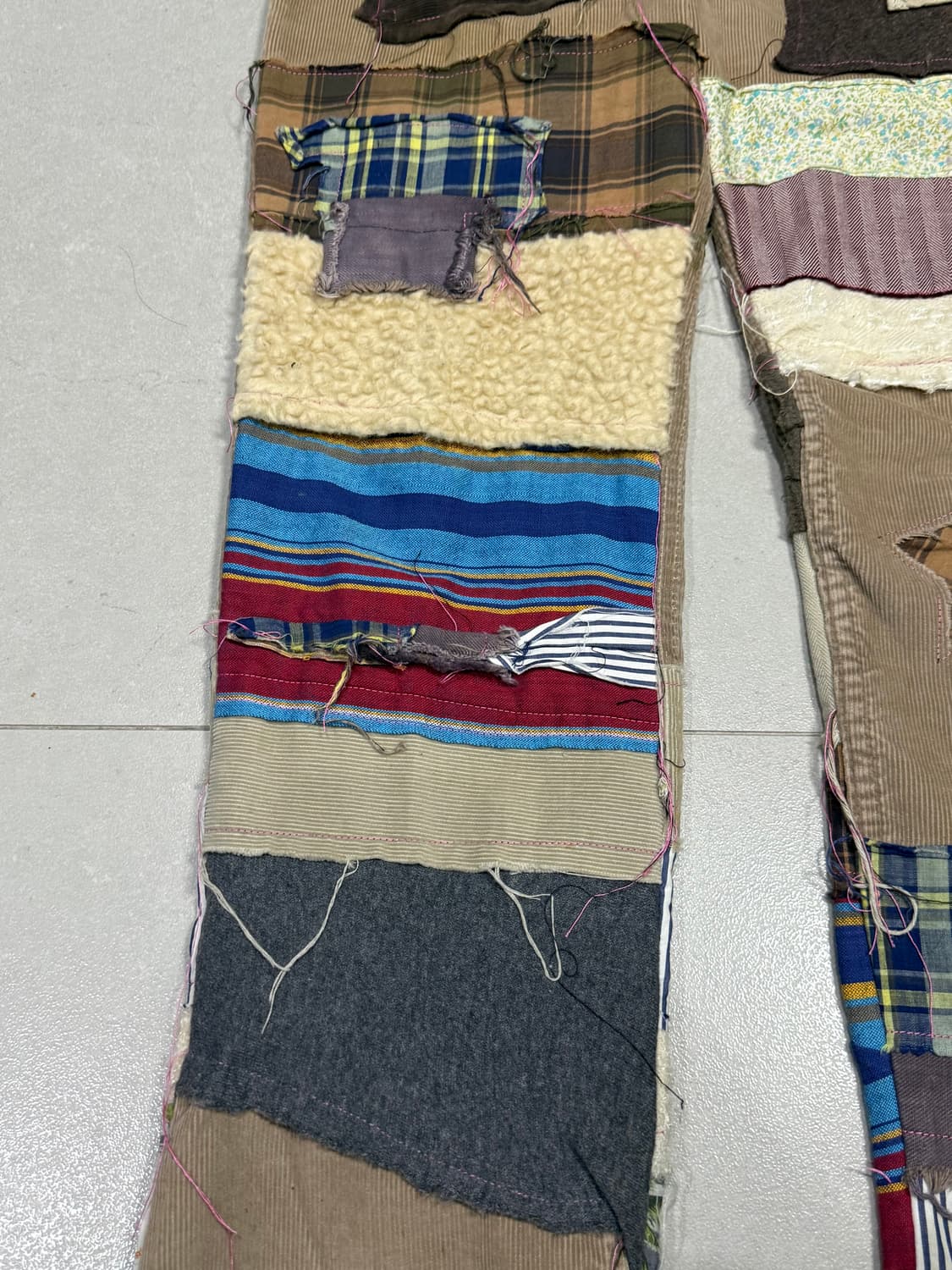 80s 리바이스 패치워크 커스텀 코듀로이 팬츠 바지 상품이미지4