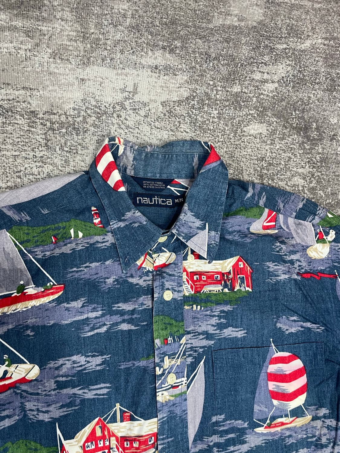 90s NAUTICA vtg shirt 상품이미지4