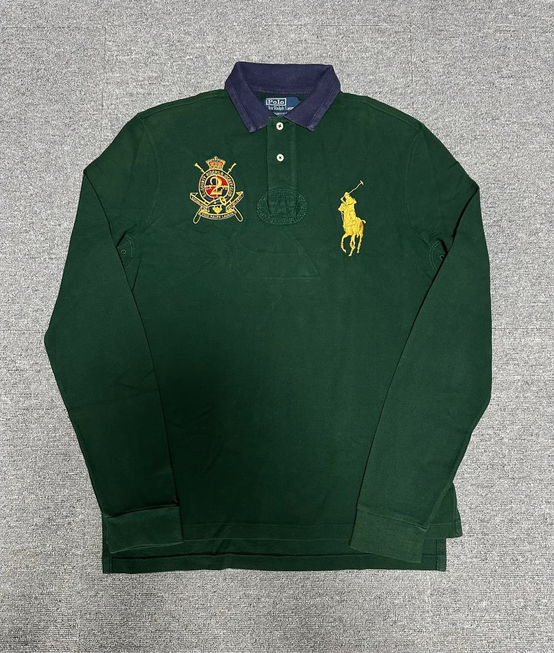 폴로 빅포니 럭비 카라티 그린 상품이미지1