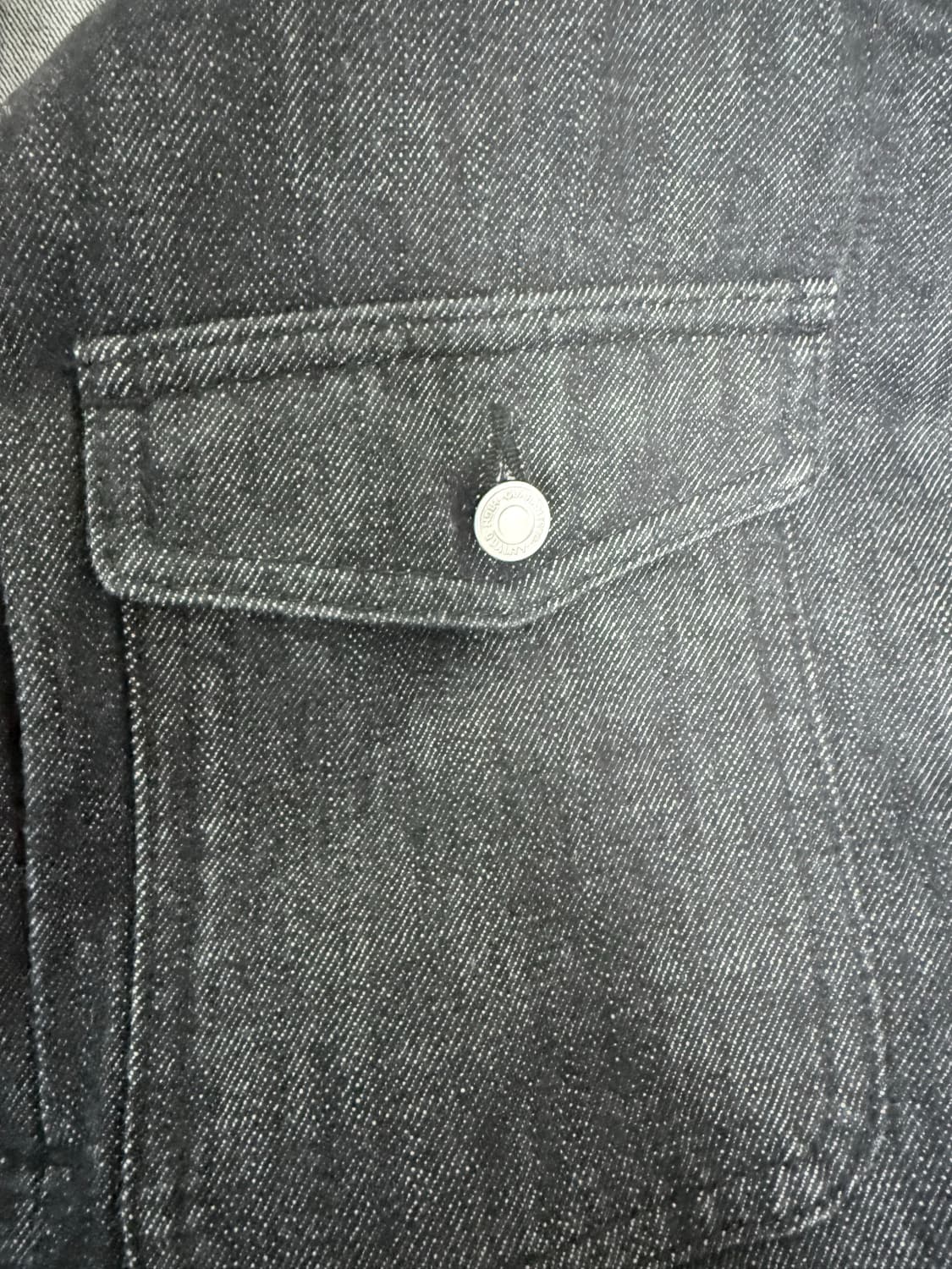 공홈구매)포터리 데님 트러커 자켓 타입1 블랙 3사이즈 상품이미지8