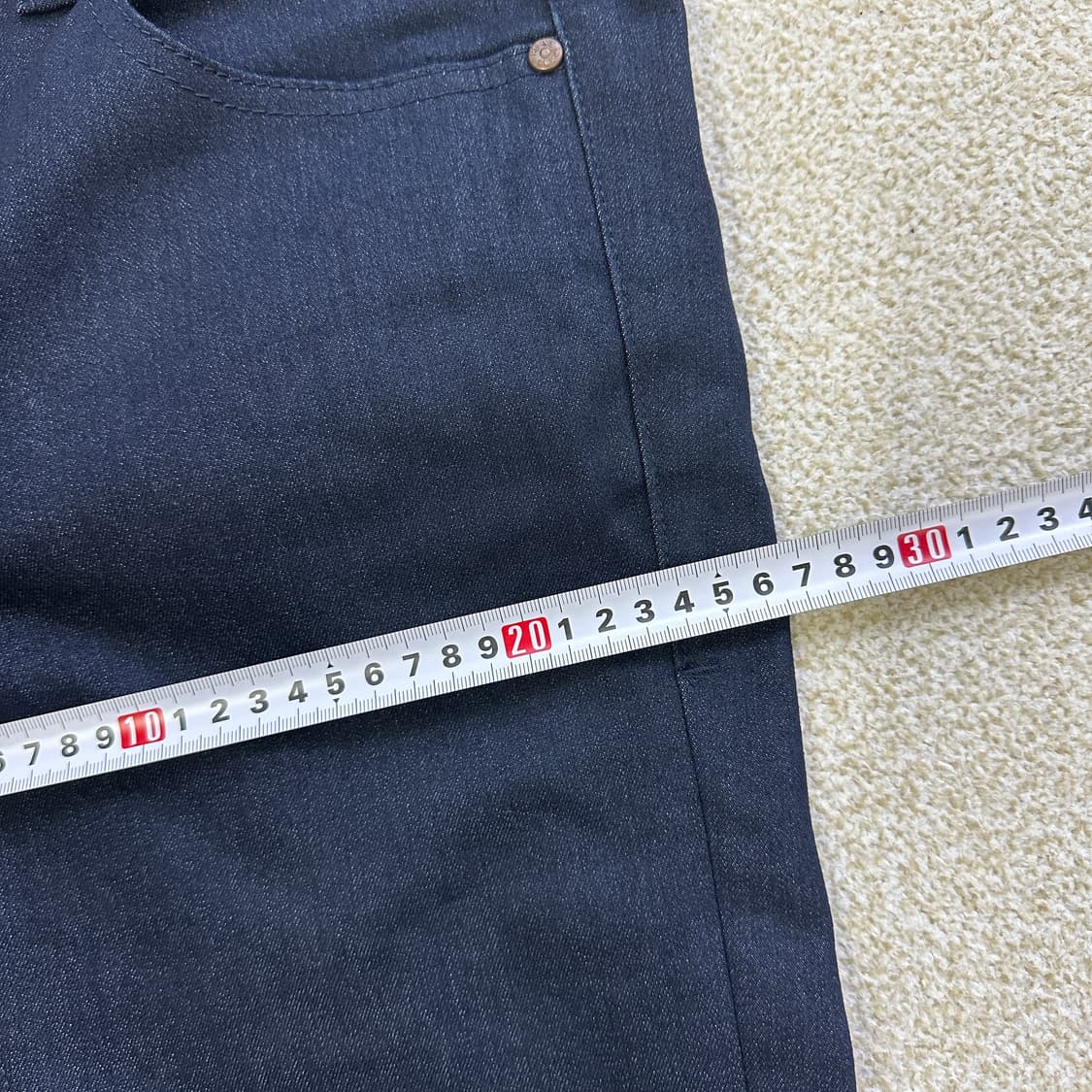실측확인 플랙 청바지 진청바지 0317D 상품이미지6