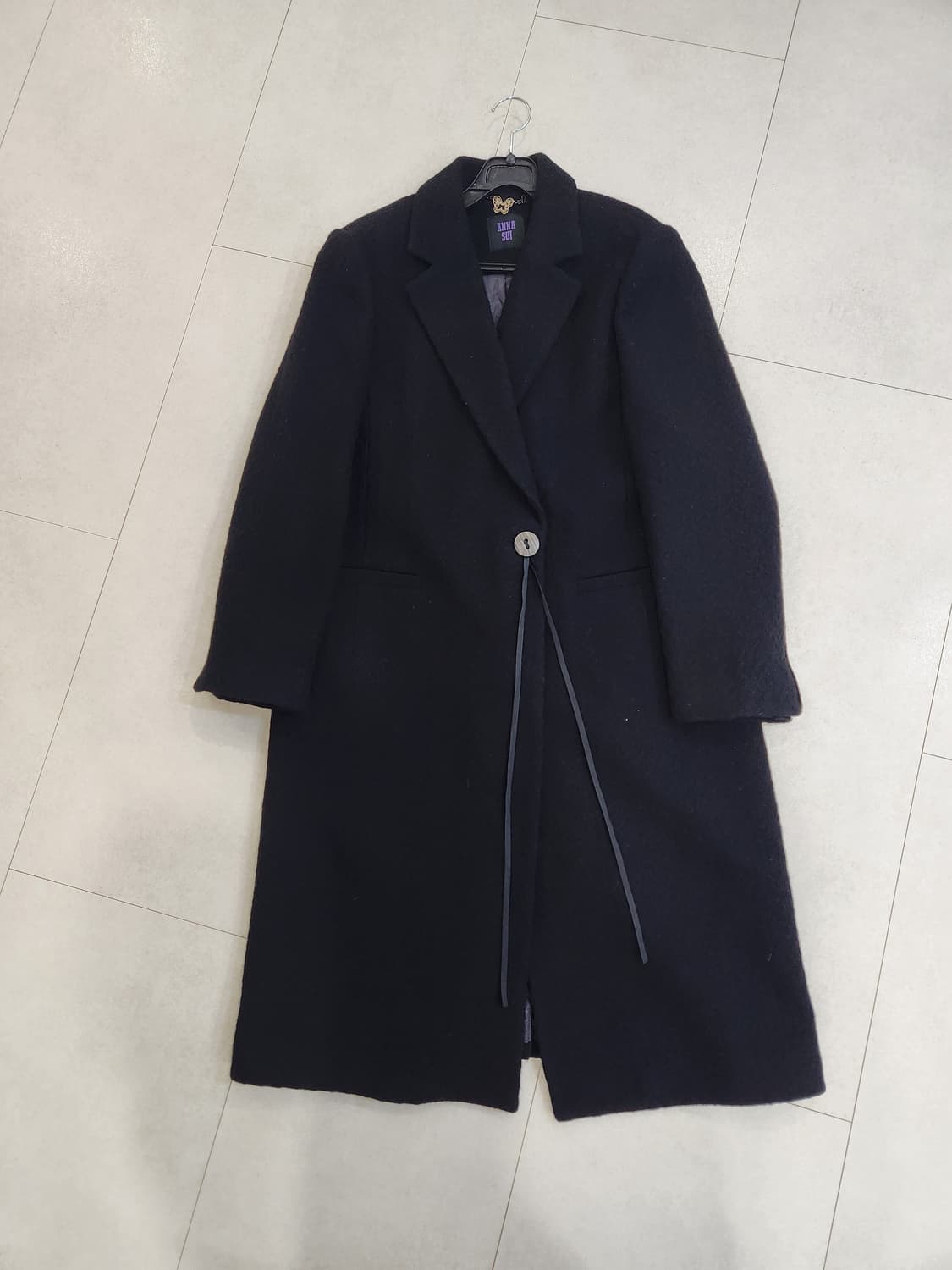 안나수이 울100 롱코트 상품이미지1