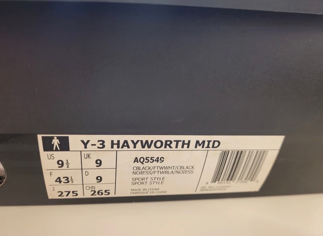 Y-3 HAYWORTH MID 275 상품이미지4