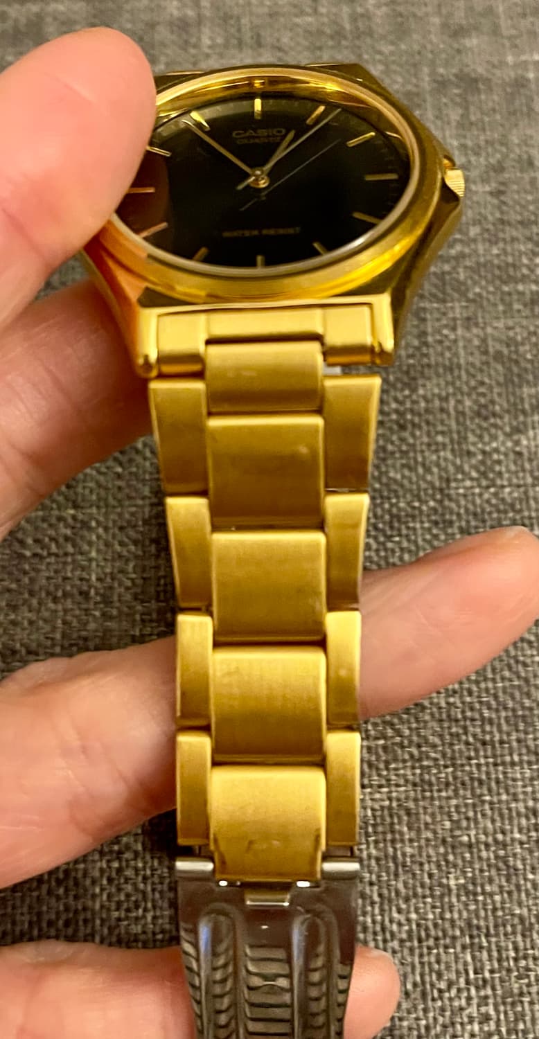 CASIO 카시오 MTP-1130 빈티지 골드 블랙다이얼/35밀리 상품이미지7