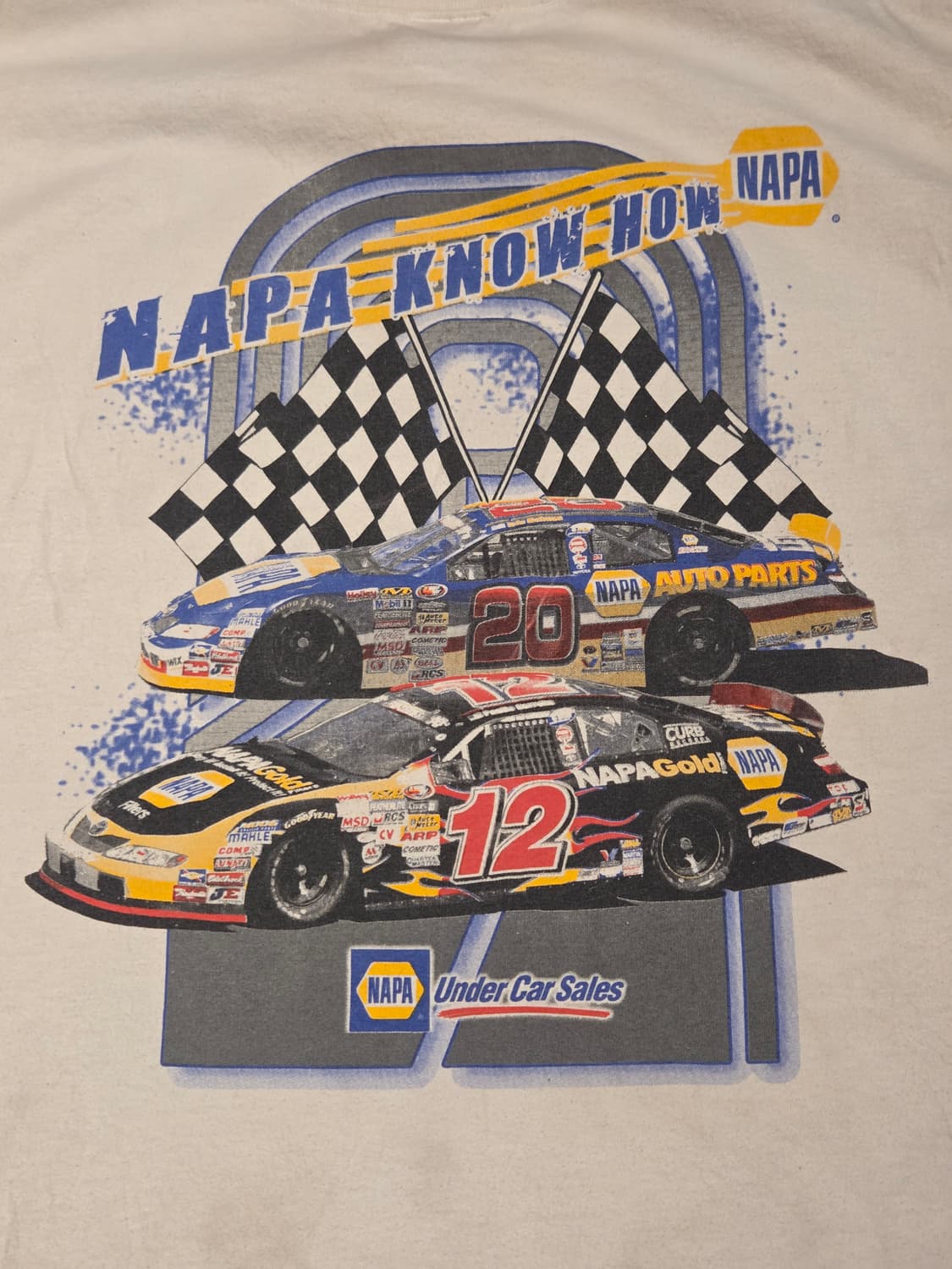 NASCAR 2010년 12,20번 우승 기념 NAPA 그래픽 티셔츠 상품이미지4