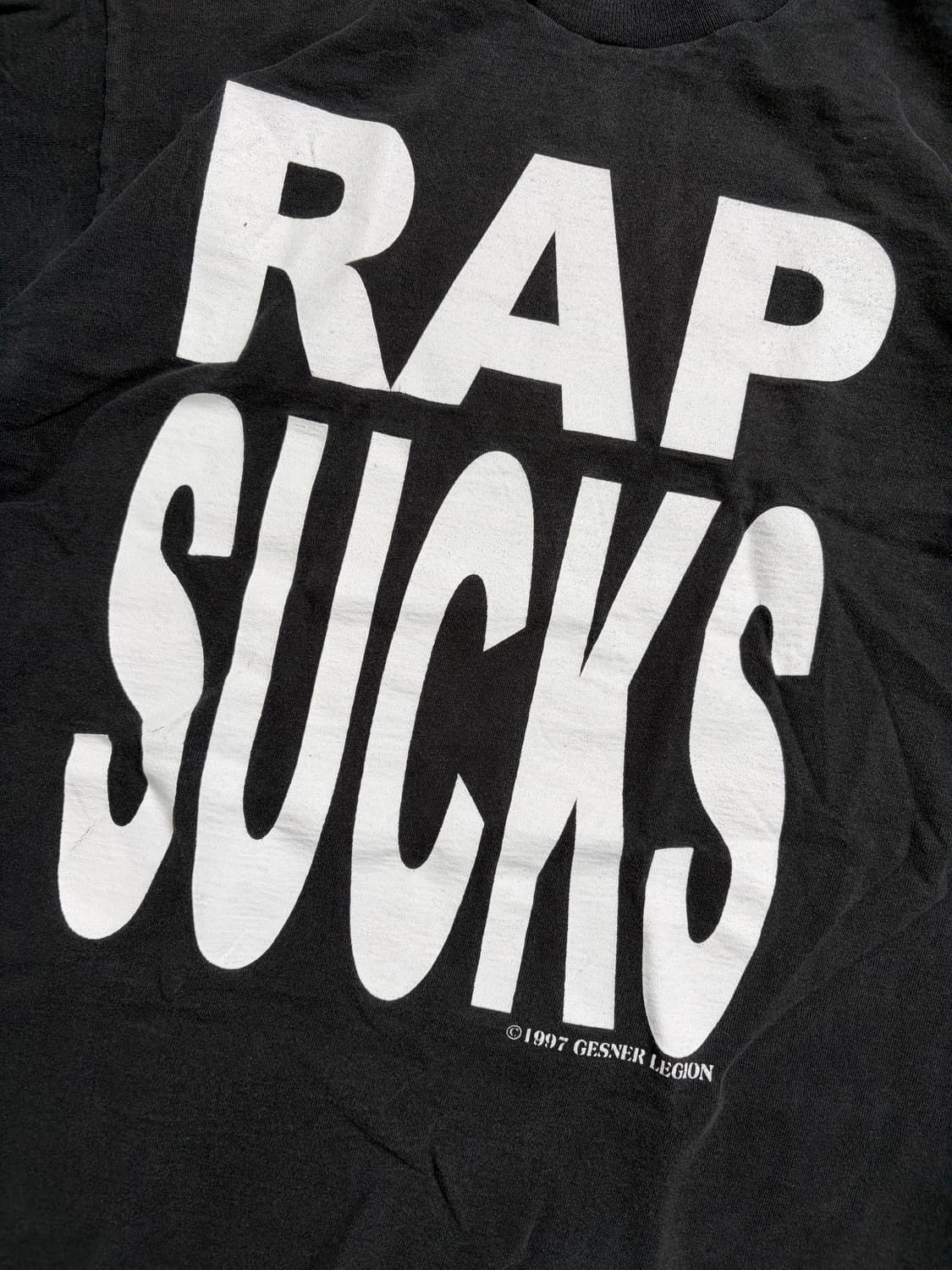90s Rap Sucks Tee (black) 상품이미지5