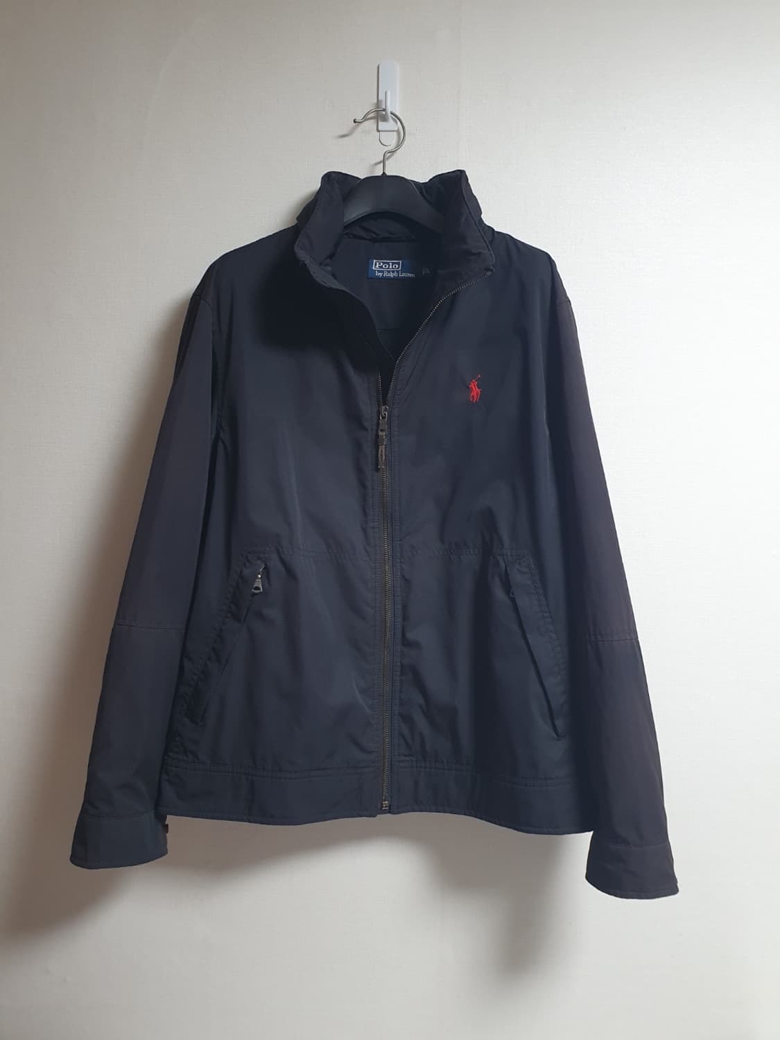 폴로 랄프로렌 집업 라이트 자켓 블랙 레드포니 / L 상품이미지2