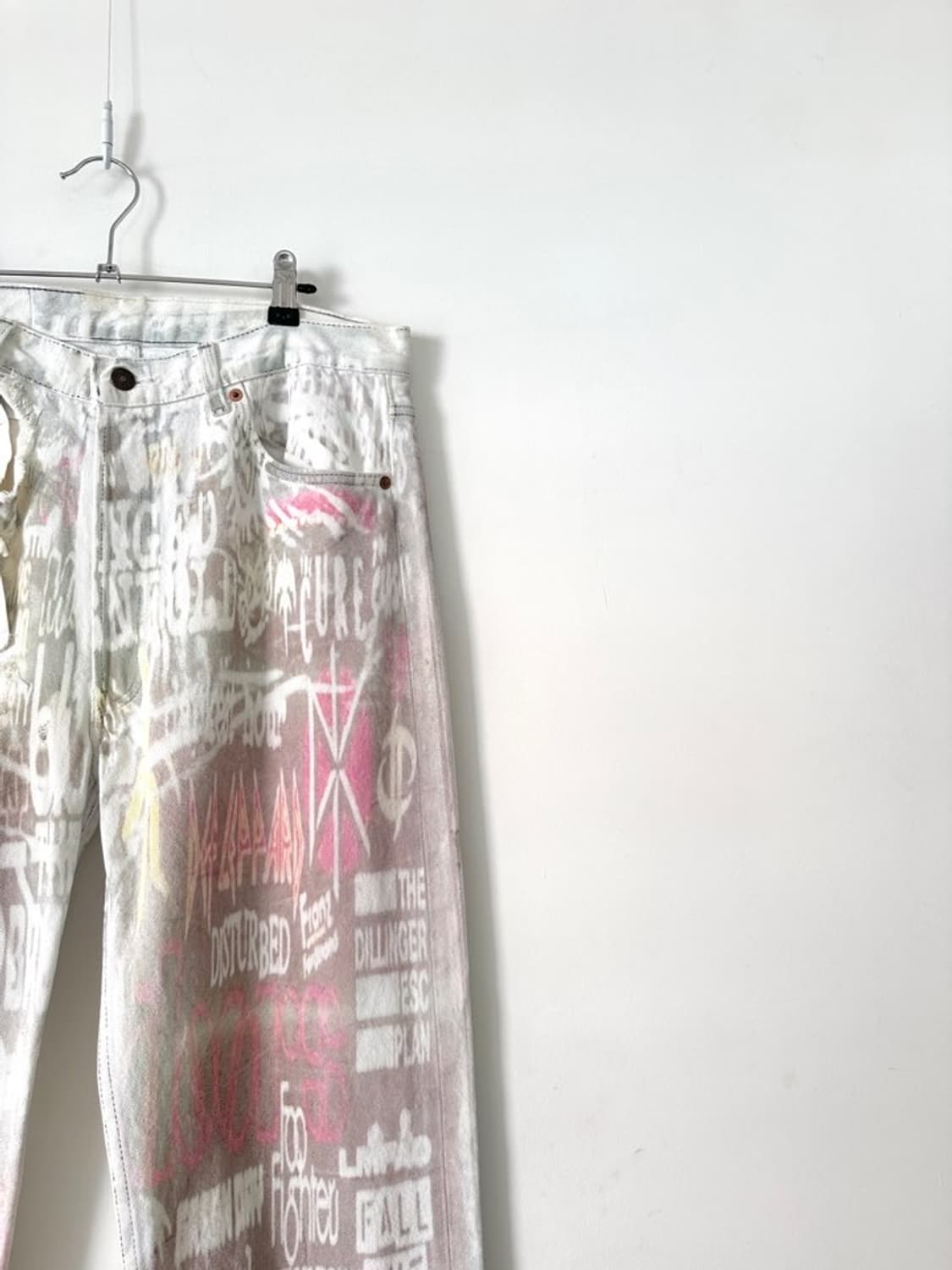 LEVI'S 501 90s custom painted pants  상품이미지3