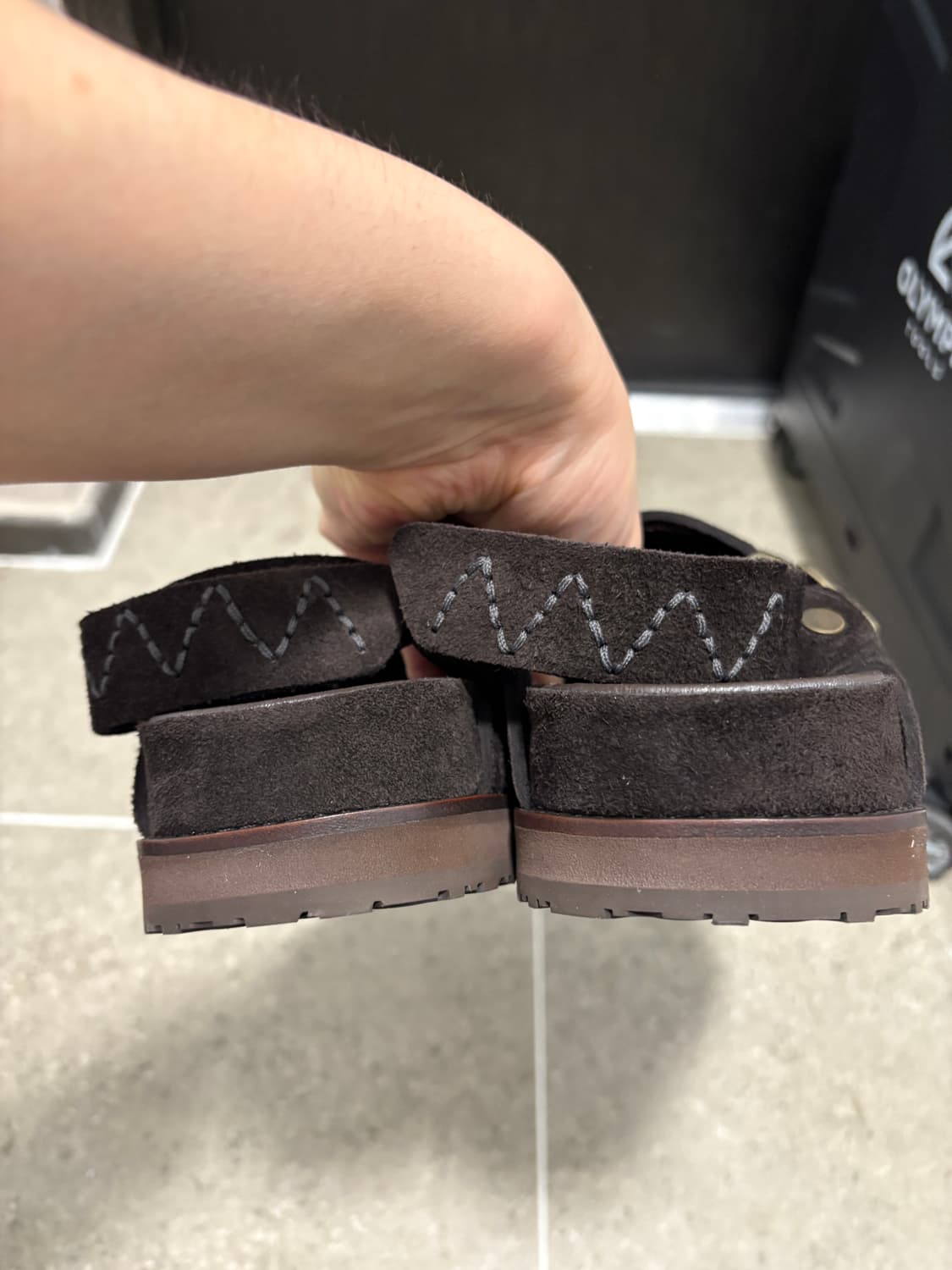 [3]폴리테루 슬라이더 다크 브라운 상품이미지4