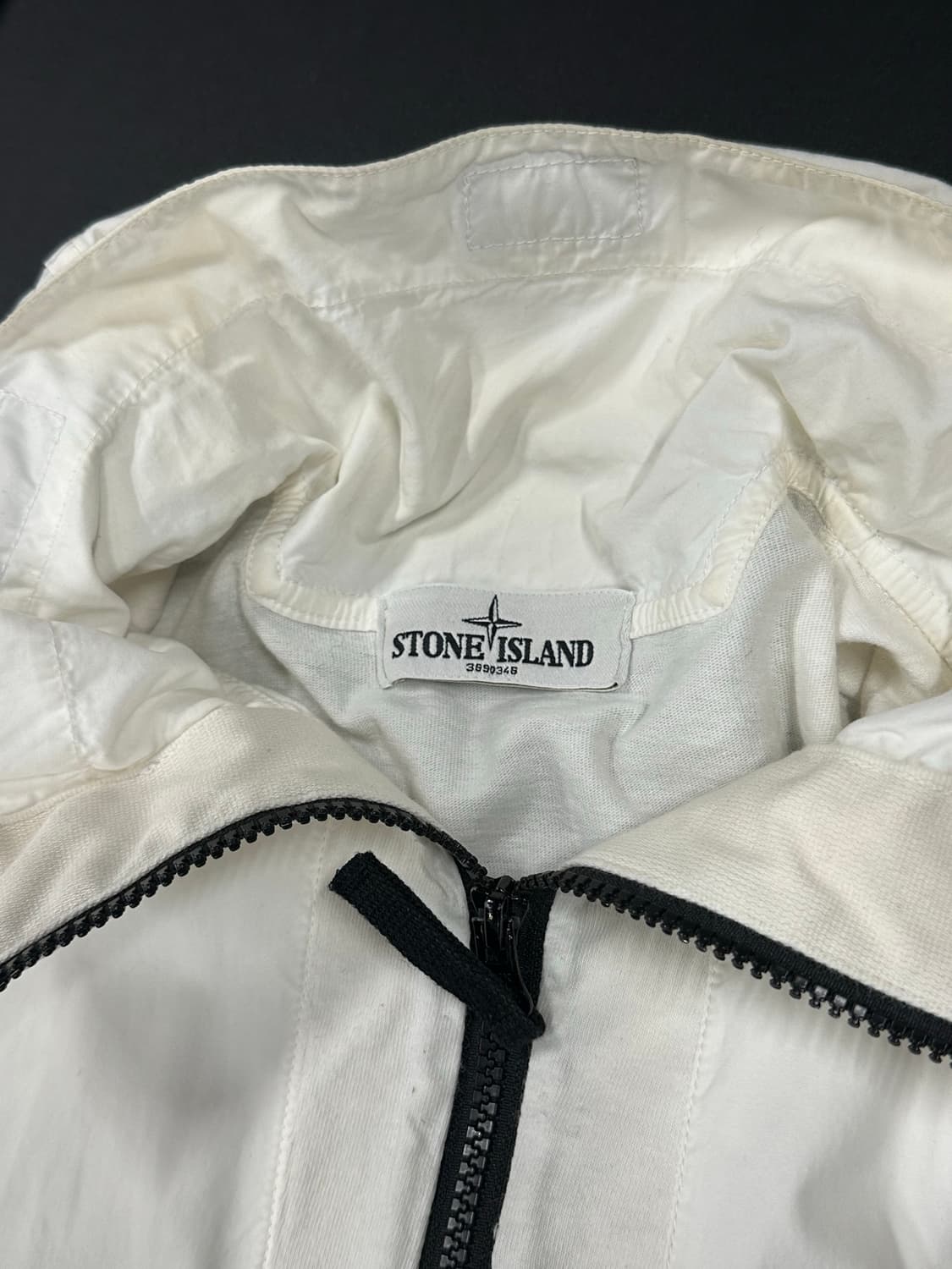 스톤 아일랜드 오가닉 룩 나일론 파나마-TC 자켓 화이트 상품이미지5