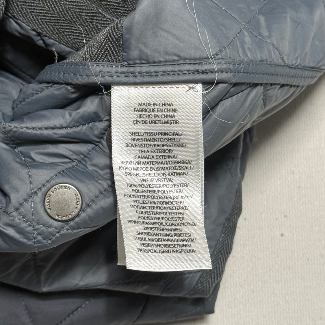 Polo Ralph Lauren 그레이 퀄팅 자켓 상품이미지4