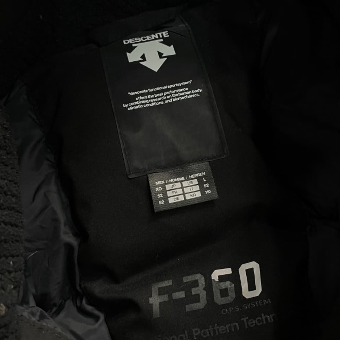 105 데상트 F-360 덕다운 패딩  상품이미지4