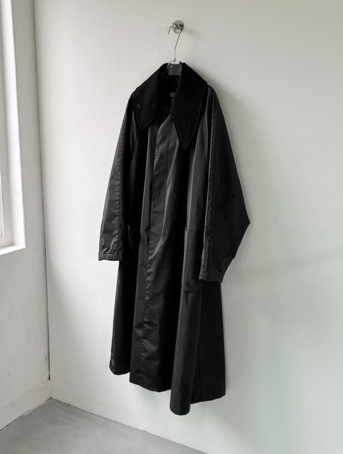엠포리오 아르마니 96AW 하이넥 코팅 코트 상품이미지4
