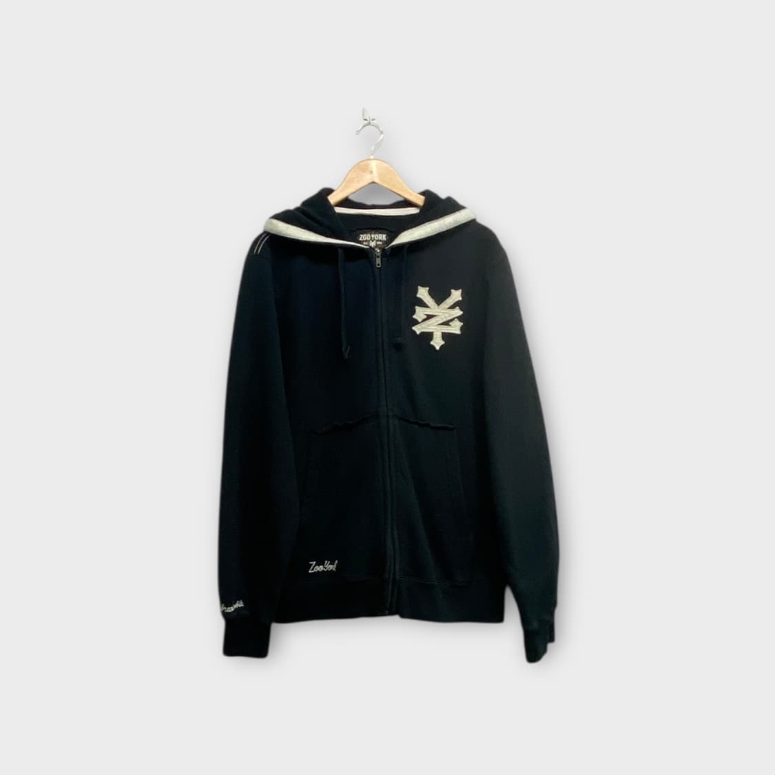 Zoo York 로고 후드집업 L 상품이미지1