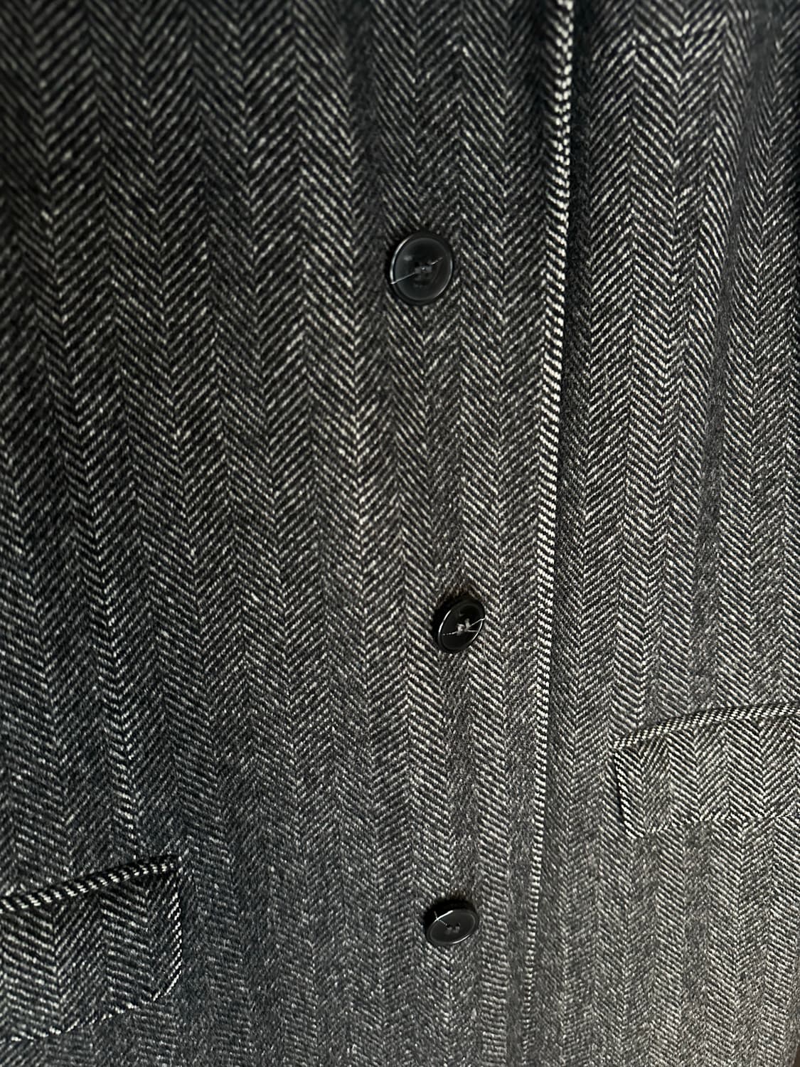 제냐 헤링본 코트 그레이 54R [XL] 상품이미지2