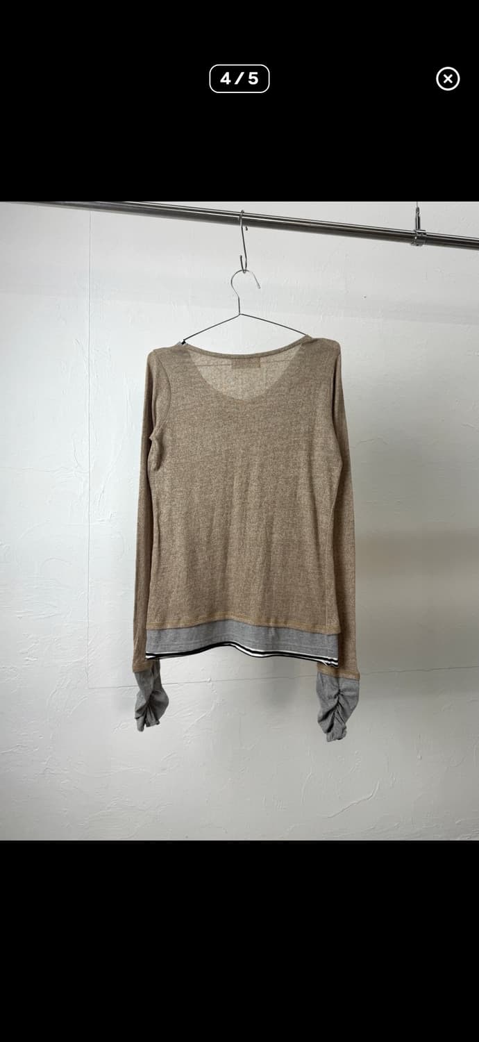 Owlspale 레이어드 롱 슬리브 상품이미지4