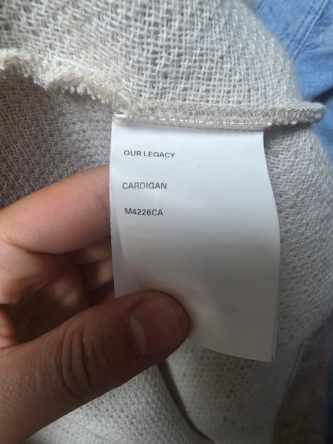 아워레가시 모헤어 가디건 48사이즈 상품이미지5