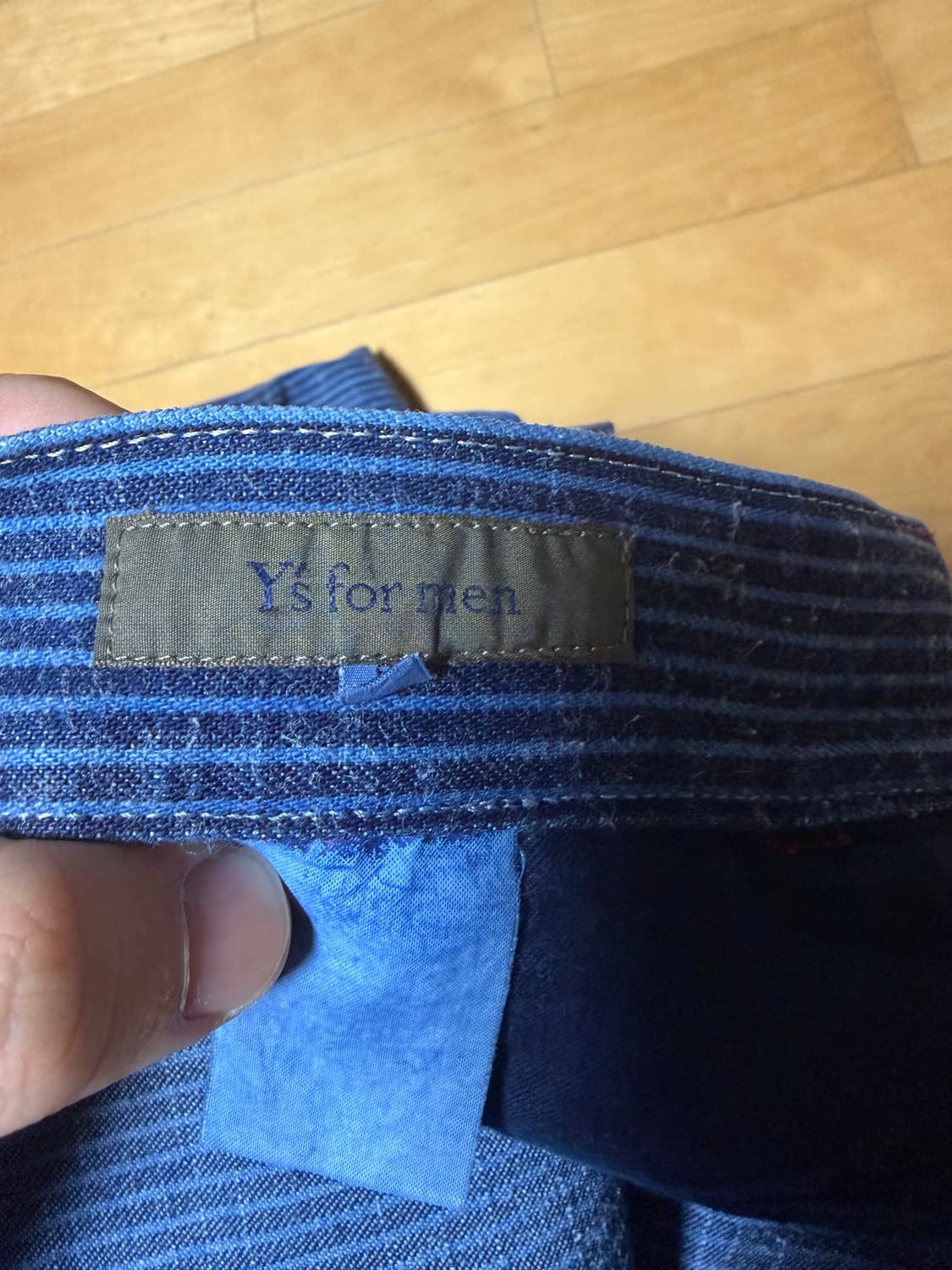 와이즈포맨 스트라이프 카펜터 팬츠 상품이미지3