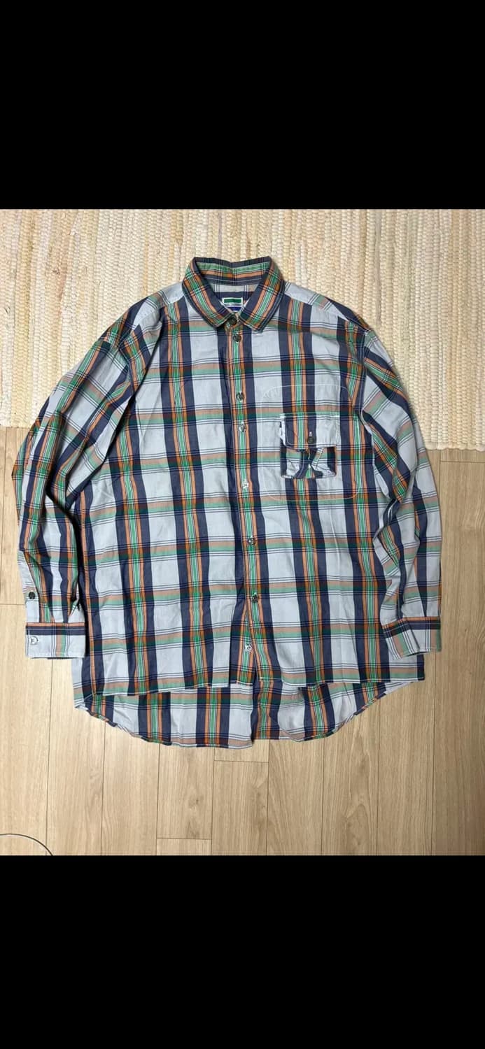 빈티지 나이젤카본 체크셔츠(100~103) 상품이미지1