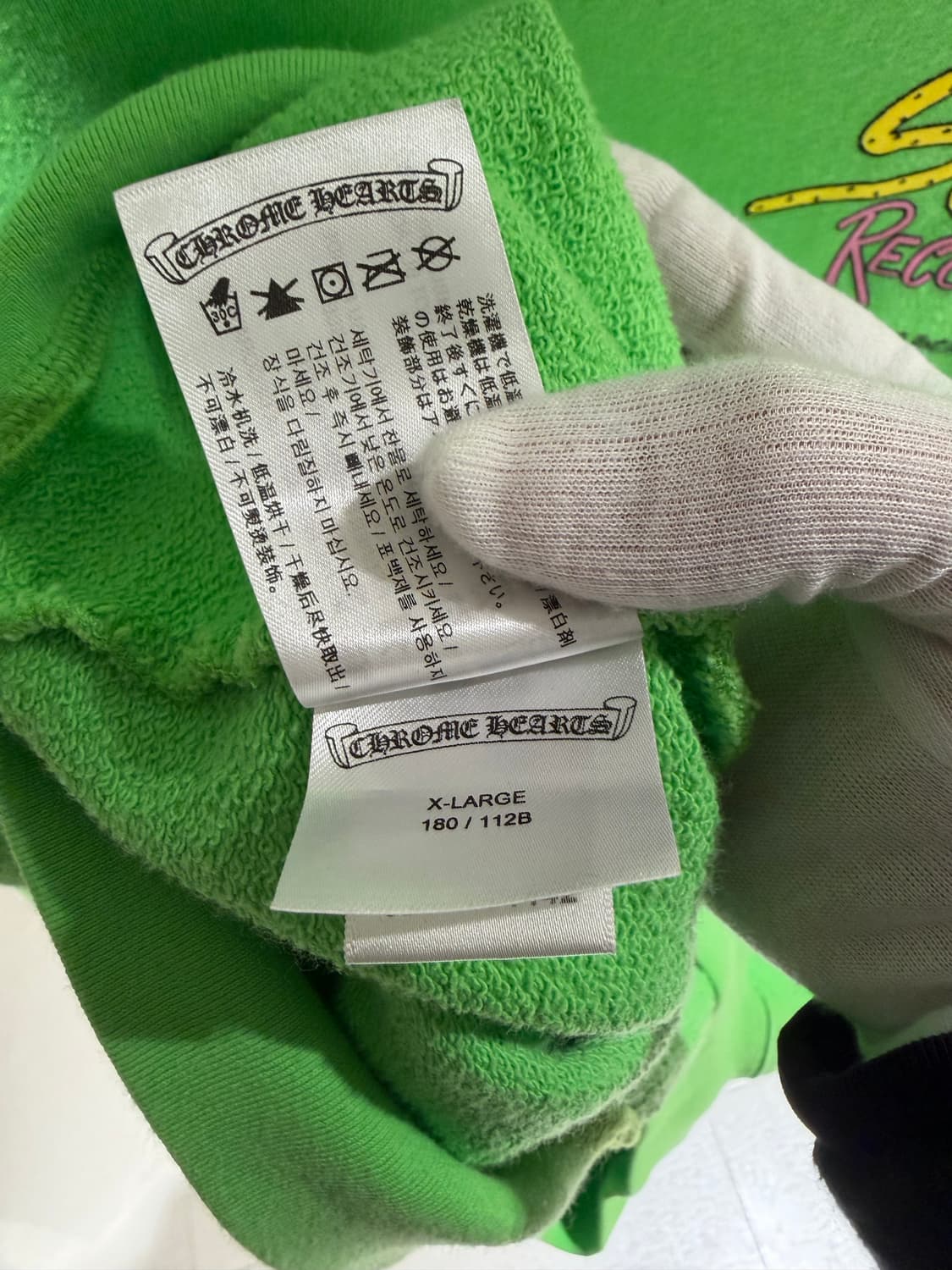 XL / 크롬하츠 매티보이 섹스 레코드 후드티셔츠 상품이미지6