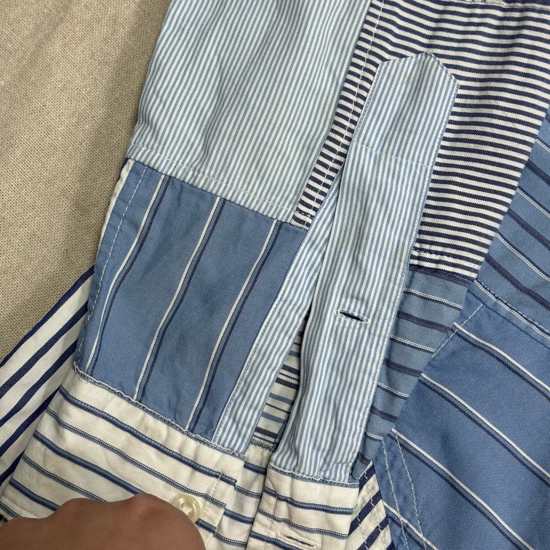 폴로랄프로렌 빈티지 클래식 패치워크 셔츠 M 상품이미지7