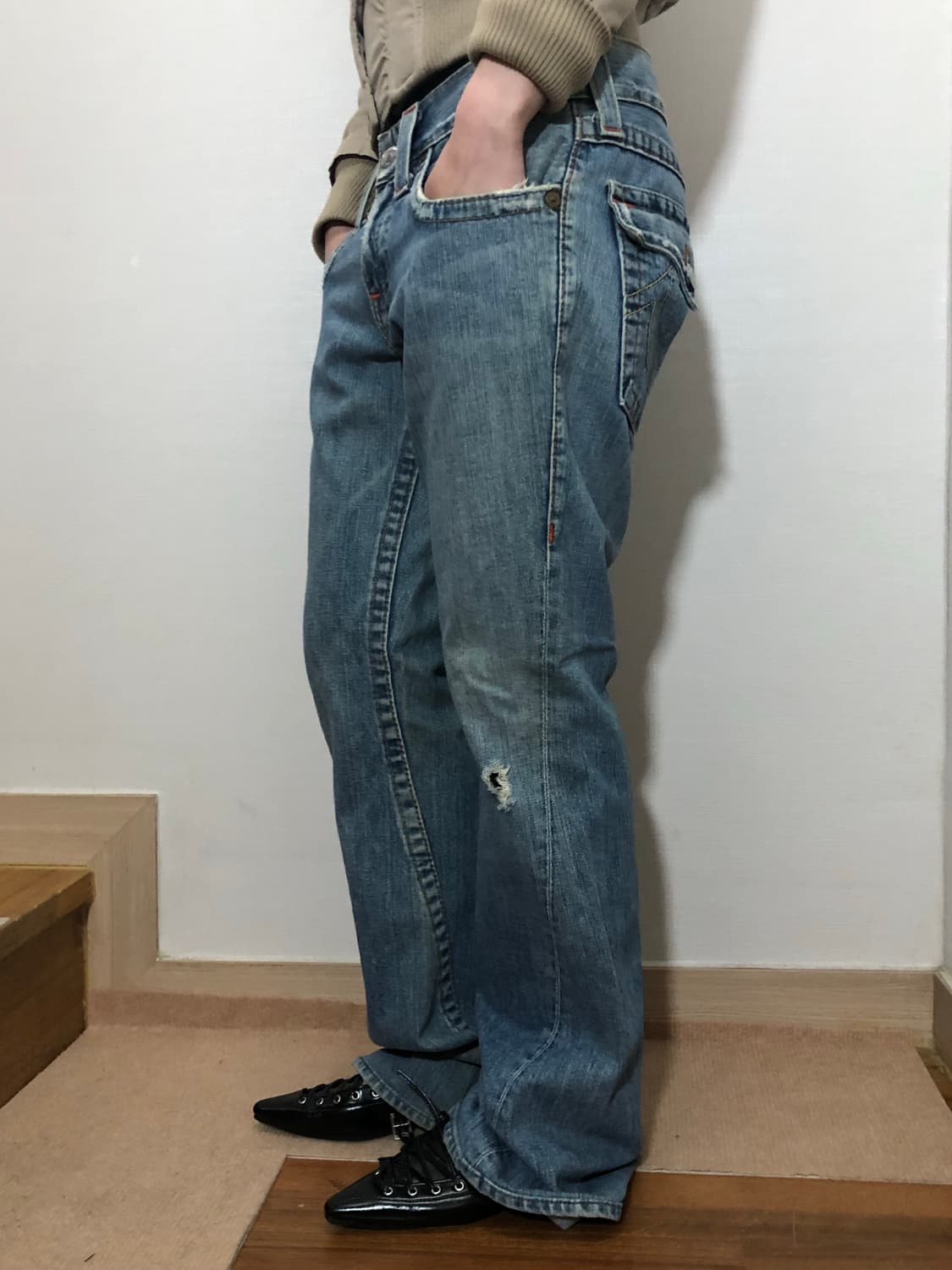 빈티지 트루릴리젼 데님 팬츠 상품이미지4