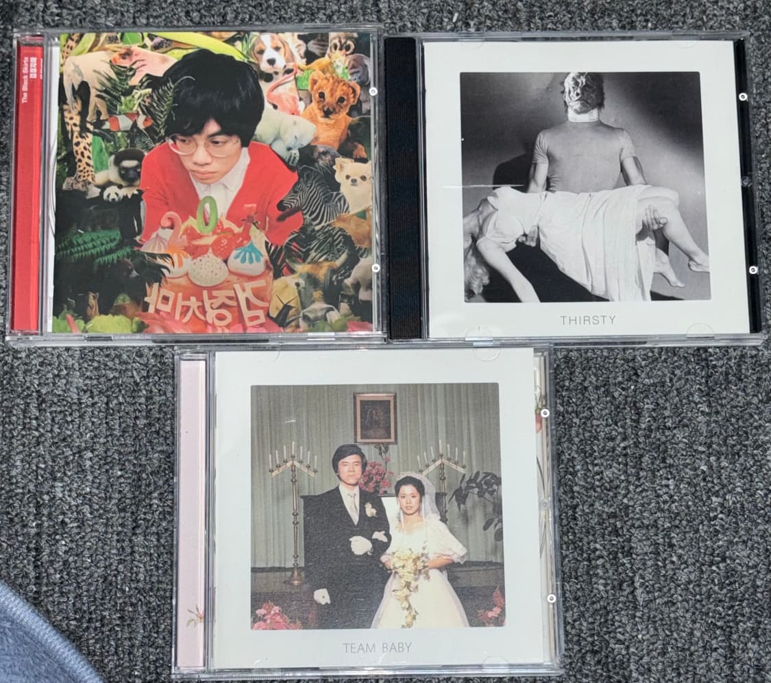 검정치마 CD 201 팀베이비 떨스티 개봉품 상품이미지2