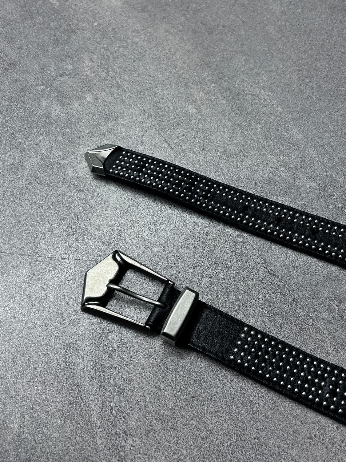 발망 12ss 웨스턴 스터드 레더 벨트 상품이미지2