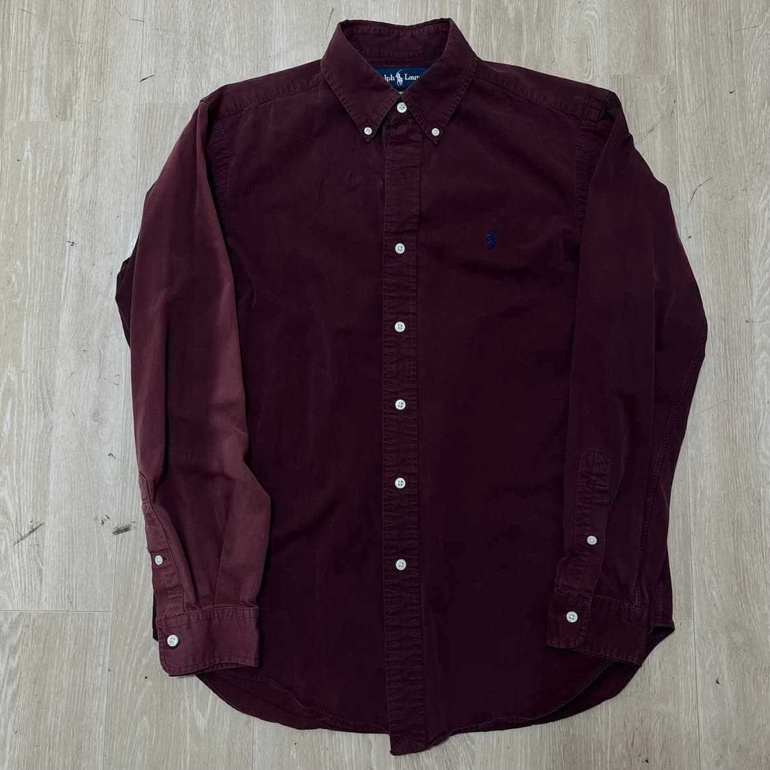 폴로 랄프로렌 버튼다운 자수로고 클래식핏 셔츠 M(95) 상품이미지1