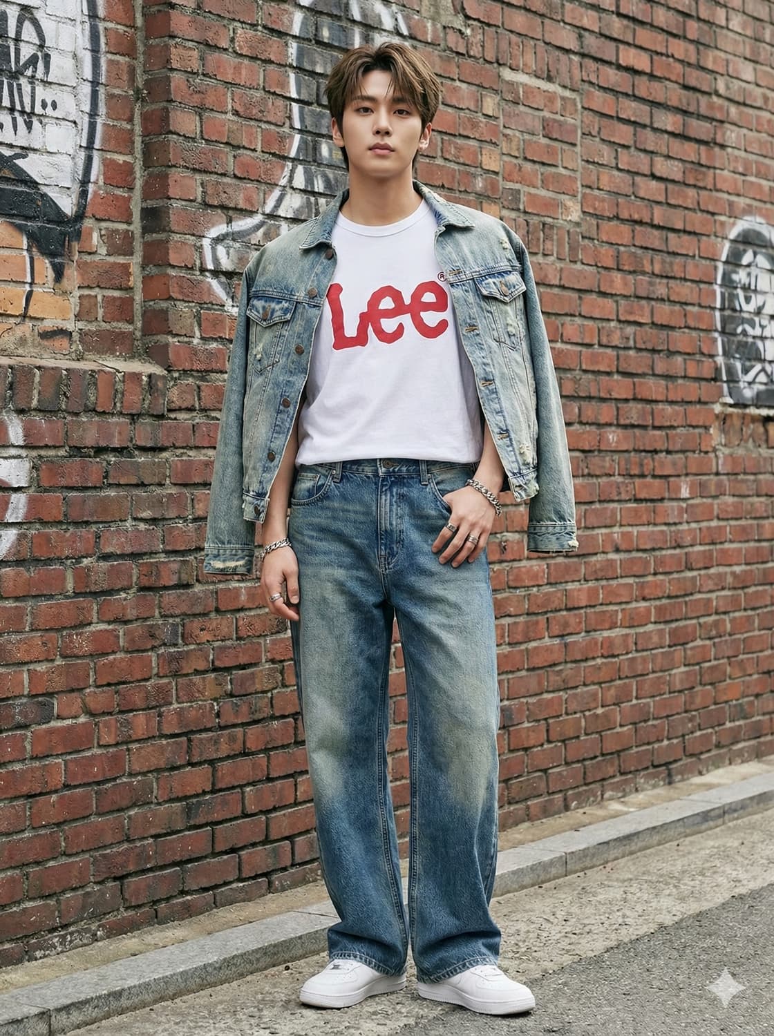 Lee(리) H.D.LEE COMPANY 빅로고 반팔 티셔츠 상품이미지1