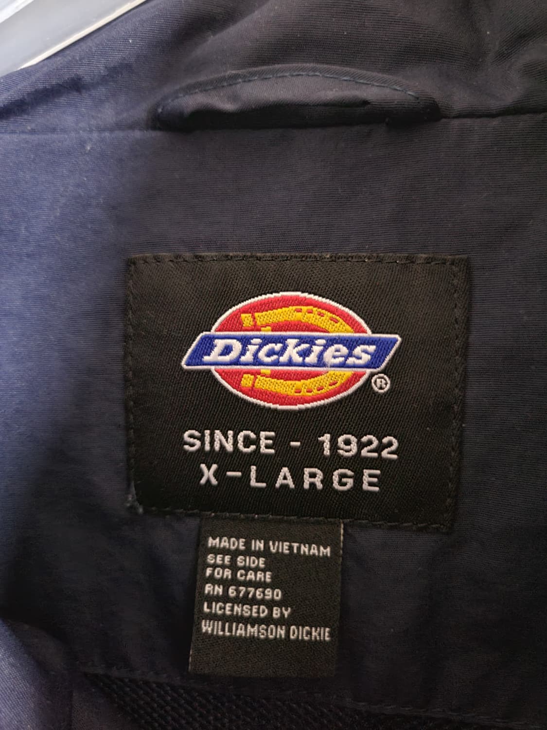 디키즈 네이비 바람막이 점퍼(105) 상품이미지4