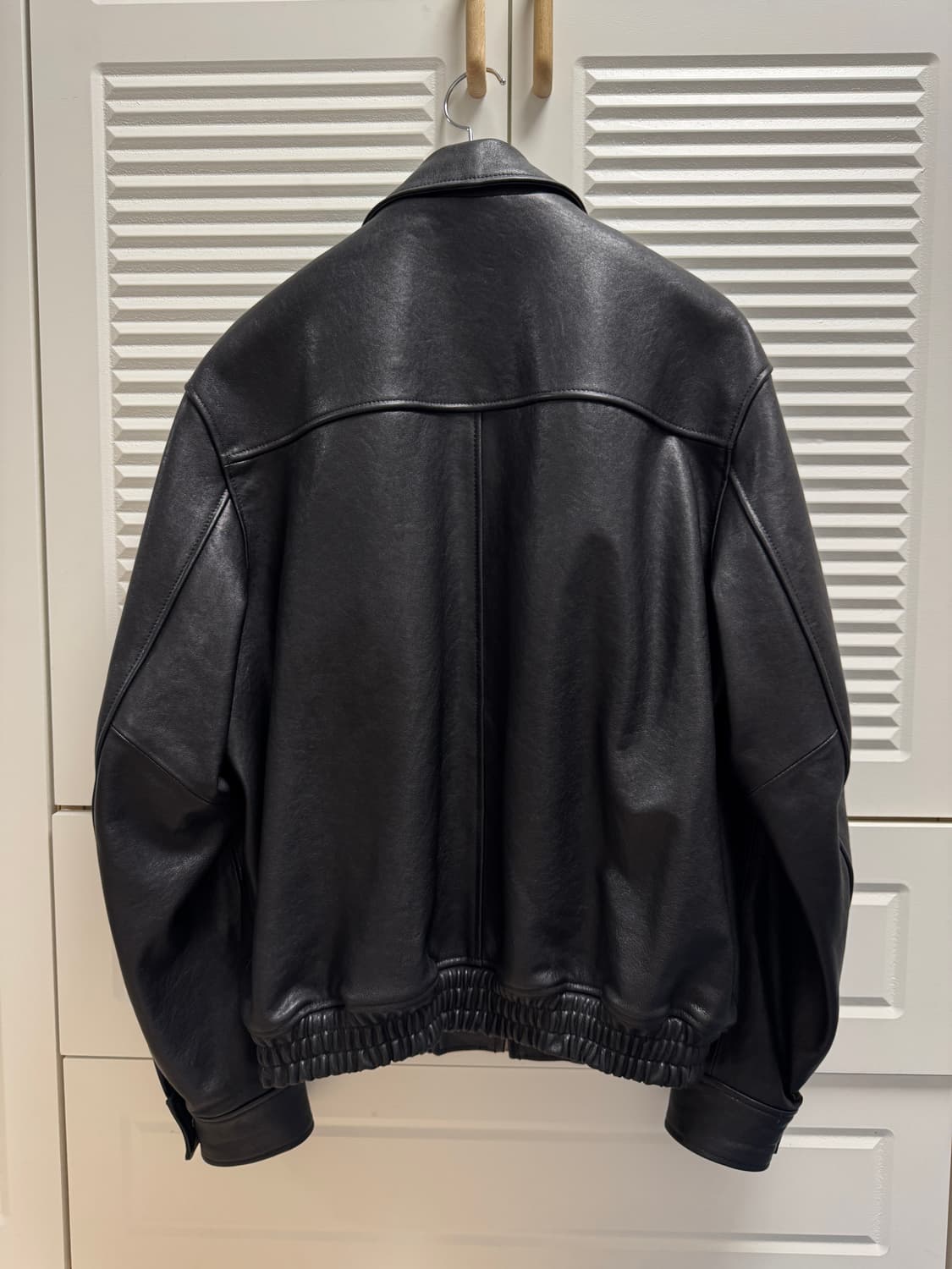 아트이프액츠 램스킨 레더 블루종 L 상품이미지4