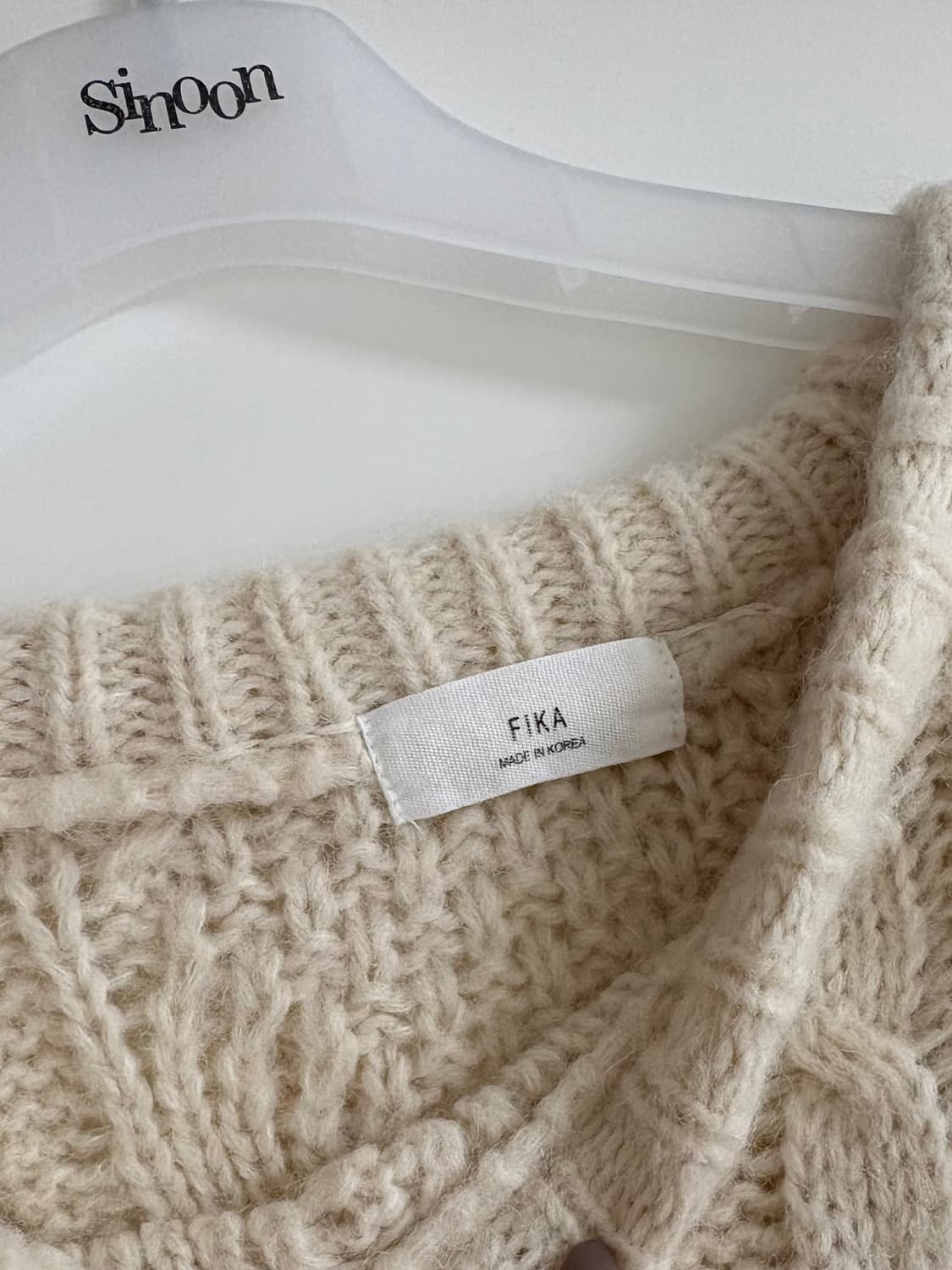 꽈배기 니트 상품이미지3