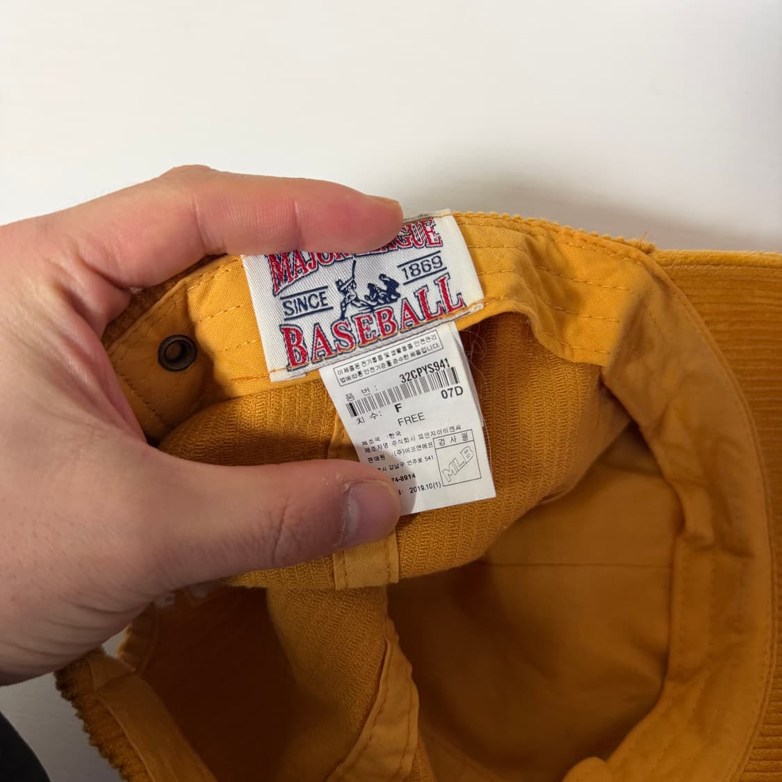 MLB LA다저스 코듀로이 볼캡 상품이미지4