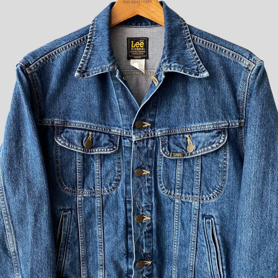 (L)90s Lee 리 0424 데님 트러커자켓 상품이미지2