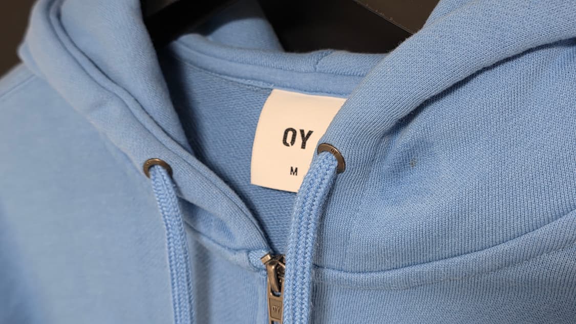 OY Gothic cross 후드집업 라이트 블루 M 상품이미지6