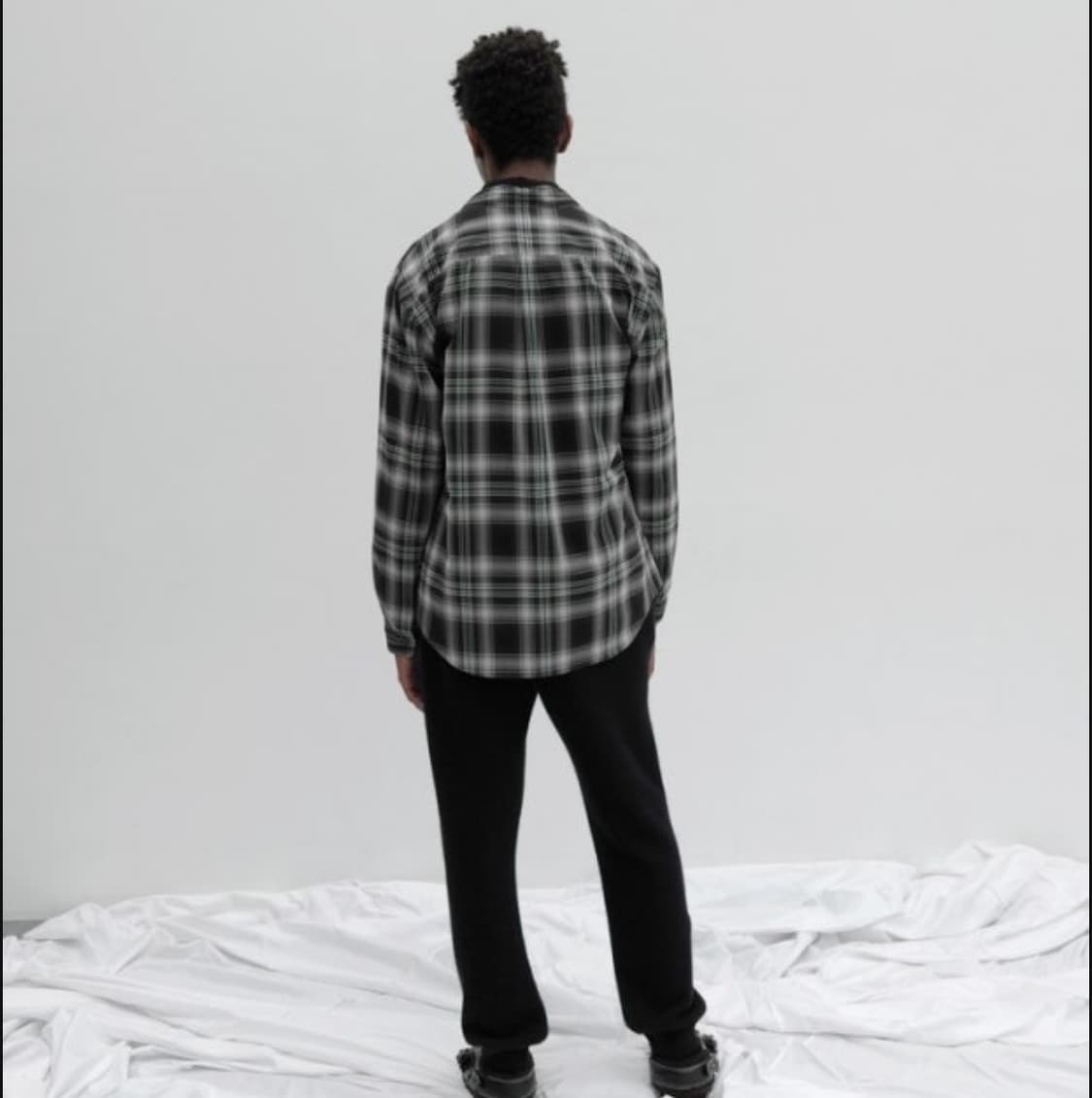 오라리 21FW 울 체크셔츠 상품이미지4